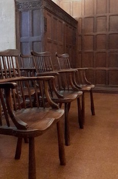 Chairs in the Oxford University Archives