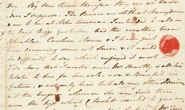 jane austen autograph letter signed to cassandra january 1796 on her romance with tom lefroy